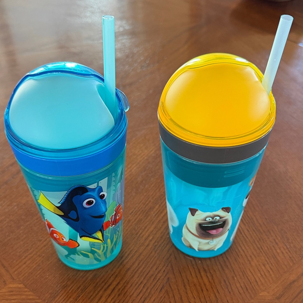 Zak! Snack Drink and Snack Tumbler Finding Nemo and Secret Life of Pets
